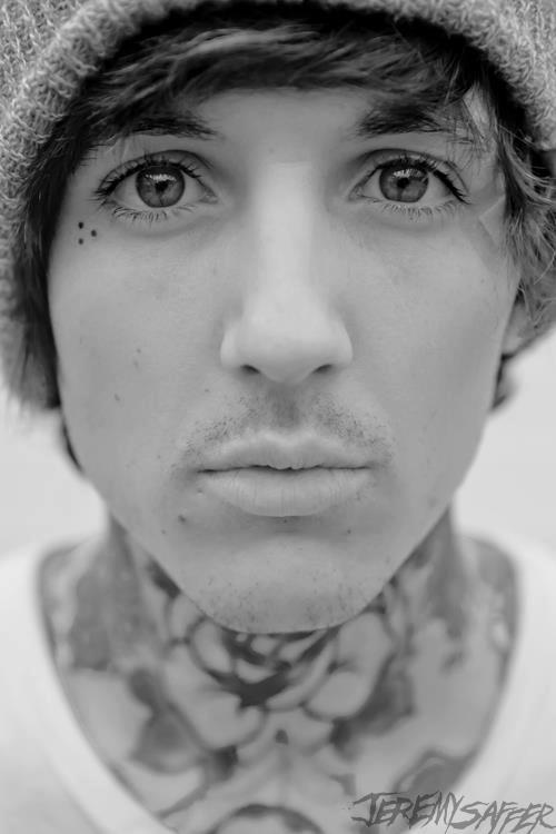 tattoo 3 face dot meaning on oli  Sykes Oliver photo