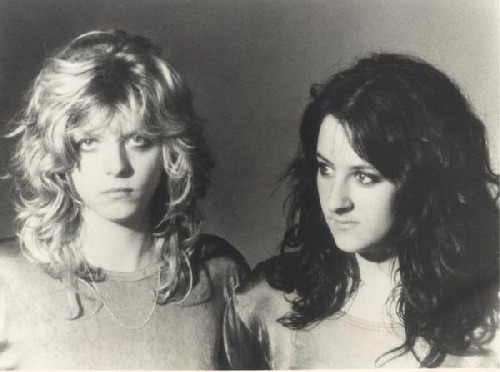 Girlschool photo - Kelly Johnson a Kim McAuliffe